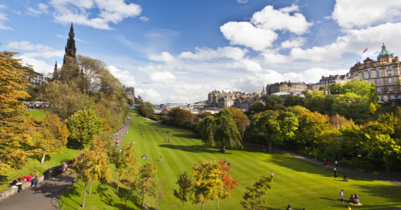 edinburgh princes street gardens