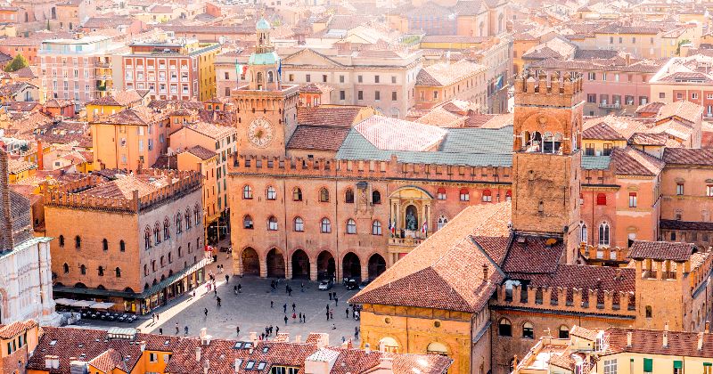 Bologna from a birdseye view