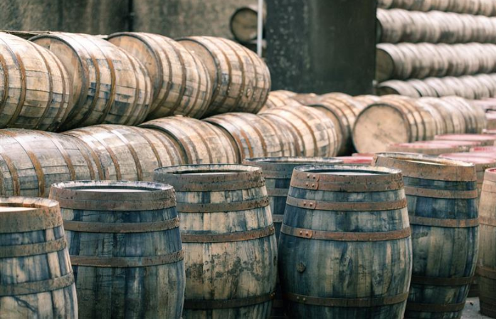 Whisky barrels