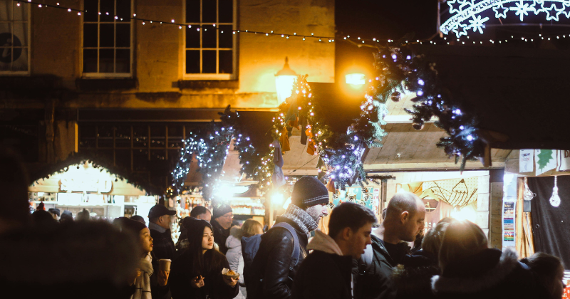 Christmas market in Bath