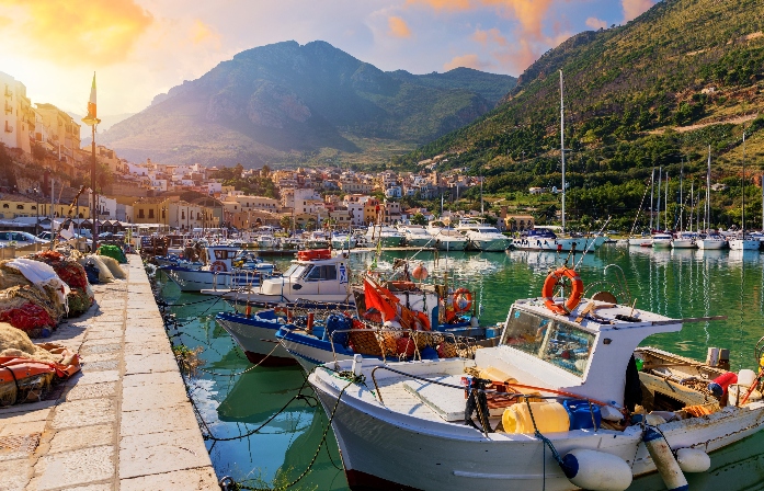 Castellammare del Golfo village of Sicily