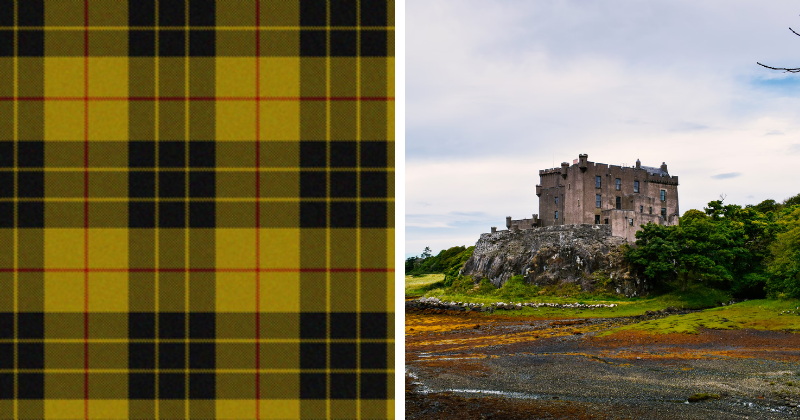 tartan and a castle