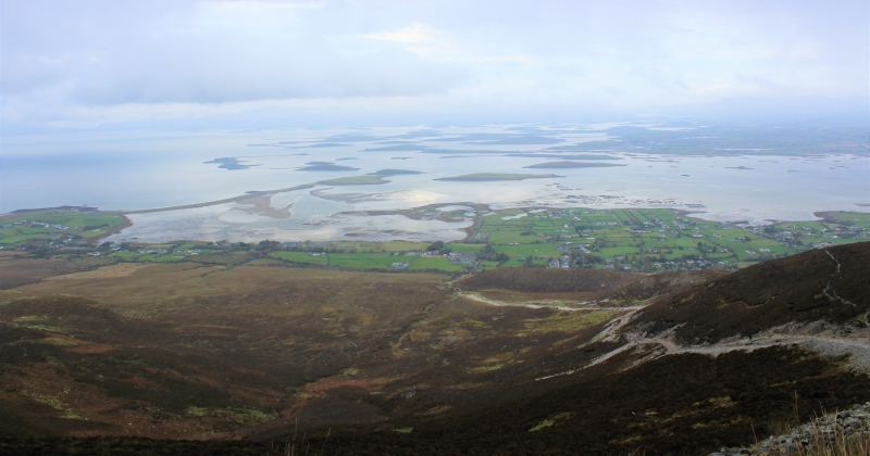 View from Croagh Patrick Ireland