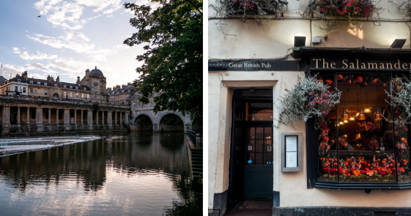 Views of the city Bath