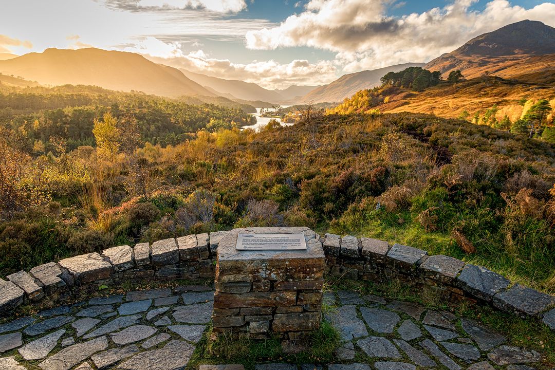 Golden Scottish Landscape