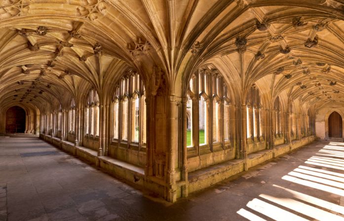 Lacock Abbey archways