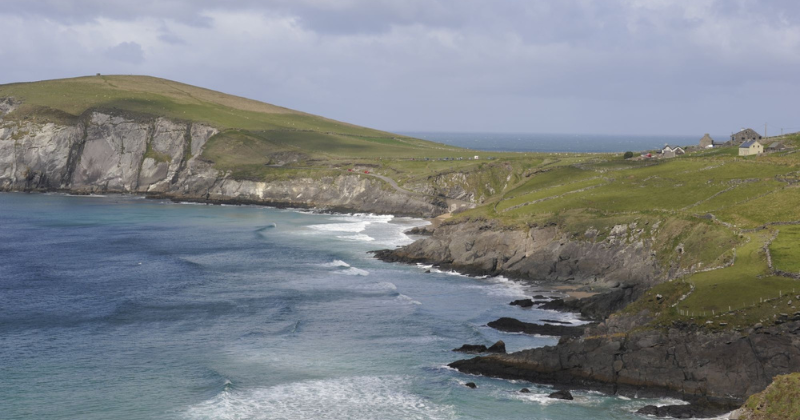 A rugged coastline