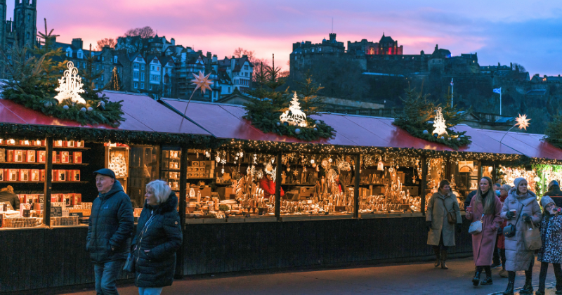 edinburgh christmas markets